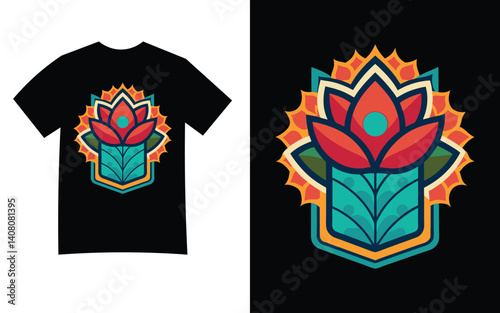 Flower t-shirt design