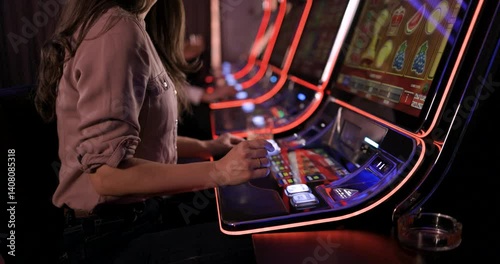 Woman Wins Jackpot on Slot Machine in Casino: A Celebration of Luck and Fortune