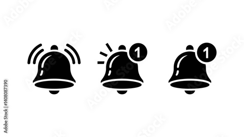 Notification Bell Icons: An array of illustrative bell icons, each signaling an alert, conveying the concept of timely updates and notifications.