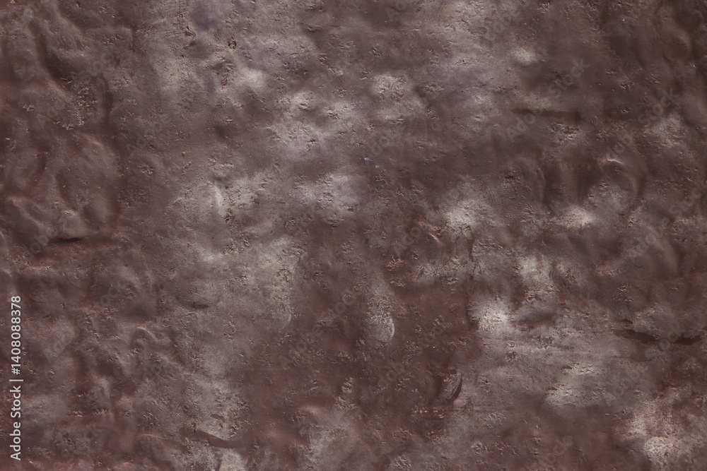 Fototapeta premium Abstract background of rough, uneven metal surface.