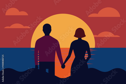couple on the beach