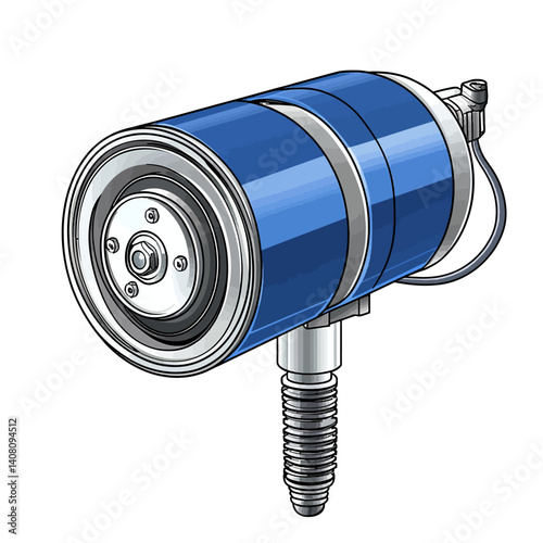 Blue dynamo machine 