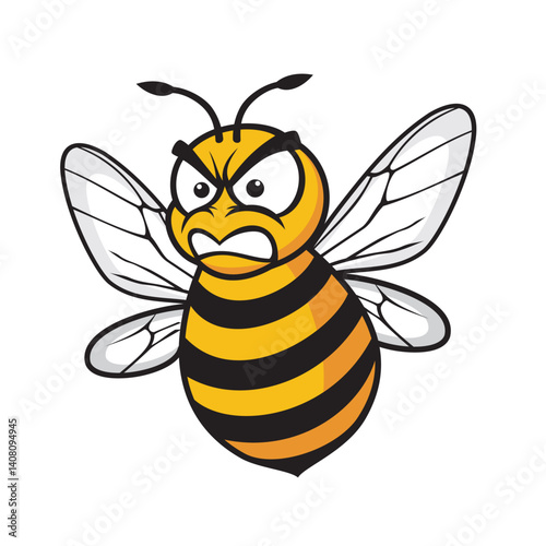 bee vector illustration cute bee design
