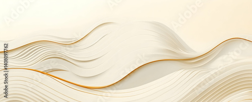 Light beige background with wavy lines