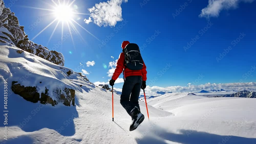 Winter Mountain Hike: A Journey to Serenity