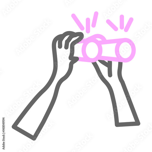 Find Vector Line Lt Pink Grey Icon Design