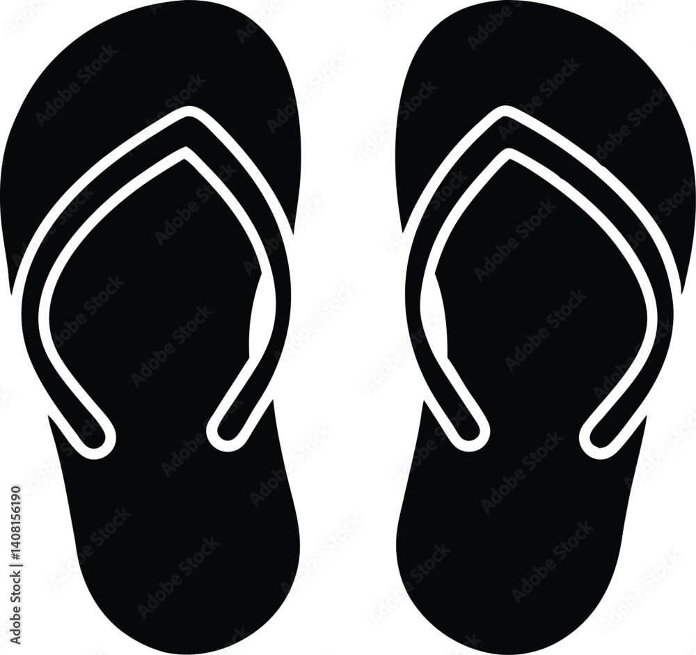 flip flops vector icon.eps flip flops vector icon.eps