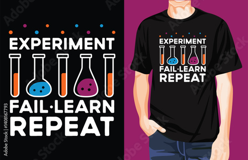 Science experiment creators t-shirt design unique idea