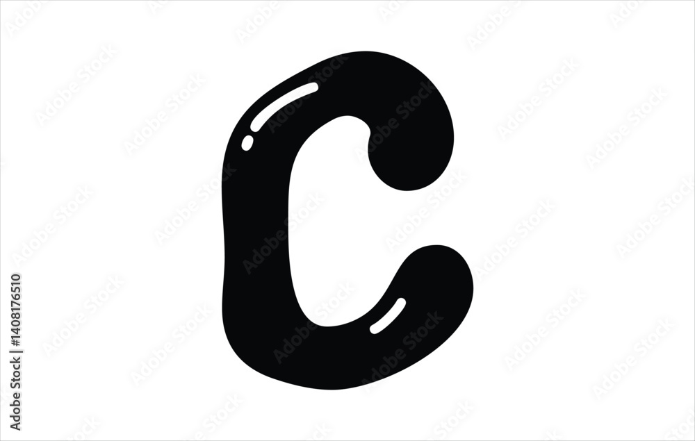 Fototapeta premium Elegant Letter C logo Vector Template Initial Letter C Logo Design. Creative And Modern C logo