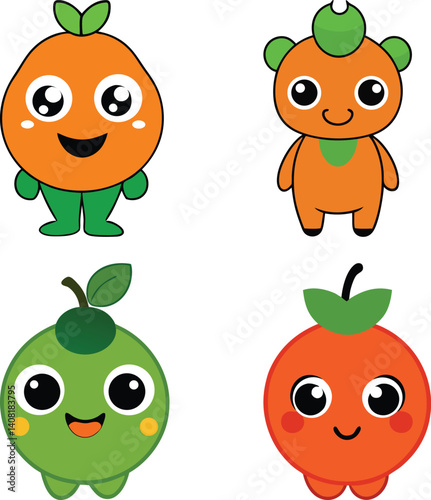 Cute camu camu cartoon vector
