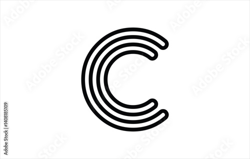 Elegant Letter C logo Vector Template Initial Letter C Logo Design. Creative And Modern C logo
