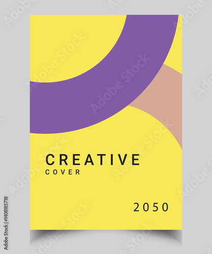 Abstract gradient poster background vector set. Minimalist style cover template with vibrant perspective 3d geometric prism shapes collection. Ideal design for social media, cover, banner, flyer.