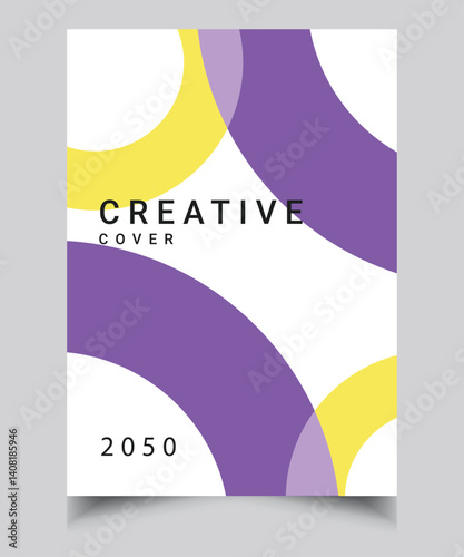 Abstract gradient poster background vector set. Minimalist style cover template with vibrant perspective 3d geometric prism shapes collection. Ideal design for social media, cover, banner, flyer.