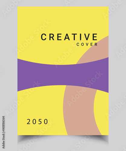 Abstract gradient poster background vector set. Minimalist style cover template with vibrant perspective 3d geometric prism shapes collection. Ideal design for social media, cover, banner, flyer.
