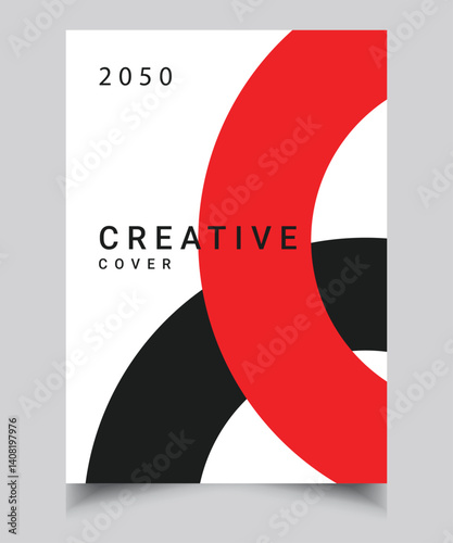 Minimalist style cover template with vibrant perspective 3d geometric prism shapes collection. Ideal design for social media, cover, banner, flyer, Abstract gradient poster background vector set.