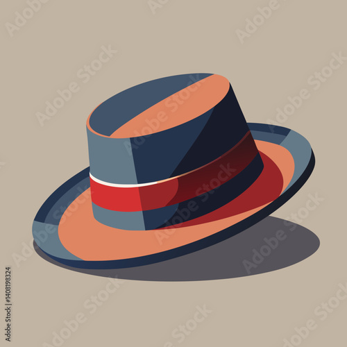 vector illustration of a hat