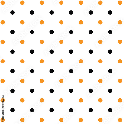 Seamless Vintage Polka Dot Design