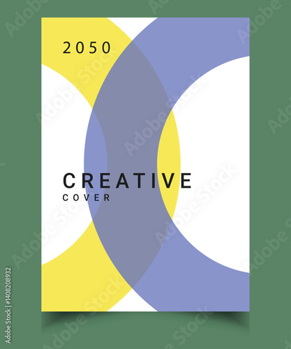 Minimalist style cover template with vibrant perspective 3d geometric prism shapes collection. Ideal design for social media, cover, banner, flyer, Abstract gradient poster background vector set.