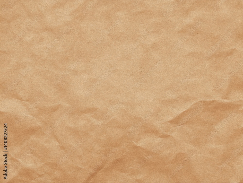 Crumpled Brown Paper Texture Background Crumpled Brown Paper Texture Background