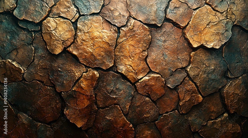 Textured rock surface with uneven, cracked, and layered stones Textured rock surface with uneven, cracked, and layered stones