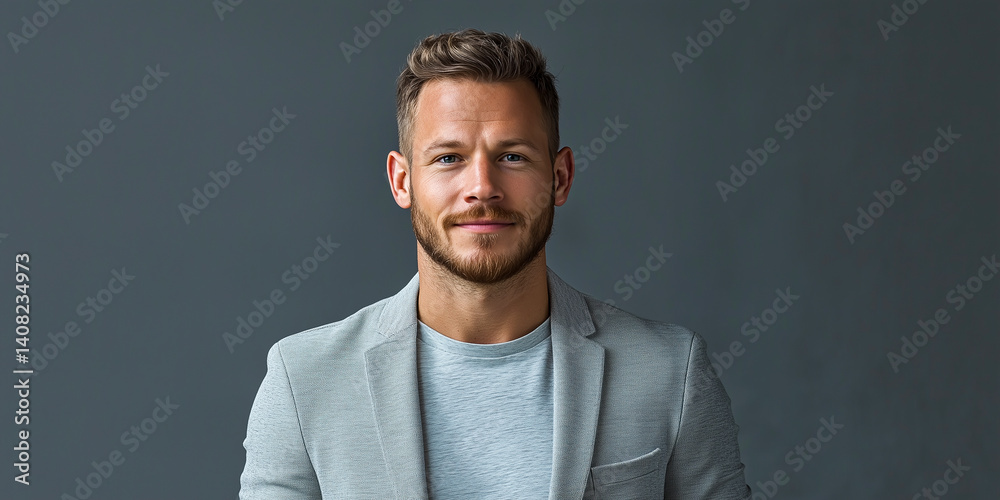 Business consultant portrait smart casual style Business consultant portrait smart casual style