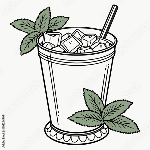 glass of cola with ice