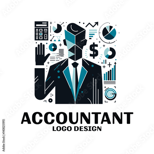 Accountant Vector Logo Design