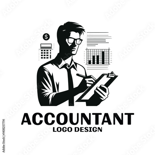 Accountant Vector Logo Design