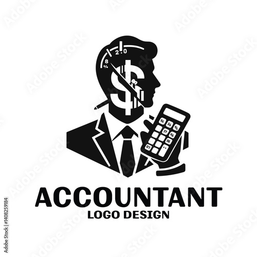 Accountant Vector Logo Design