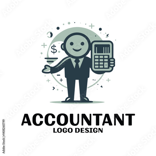 Accountant Vector Logo Design
