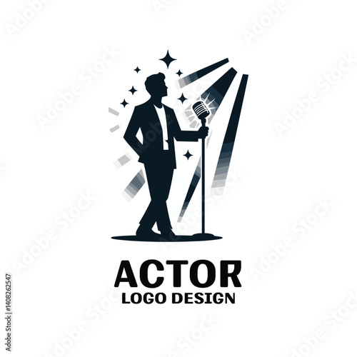 Actor Vector Logo Design
