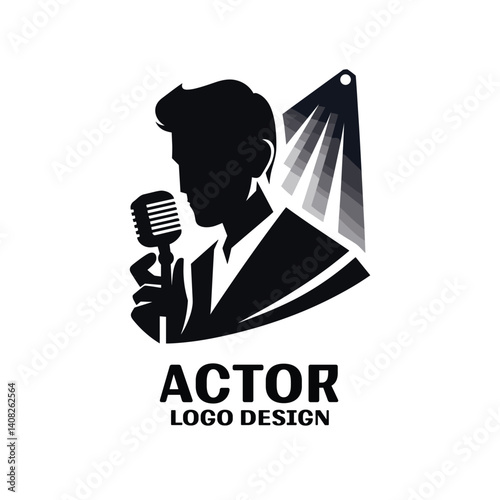Actor Vector Logo Design