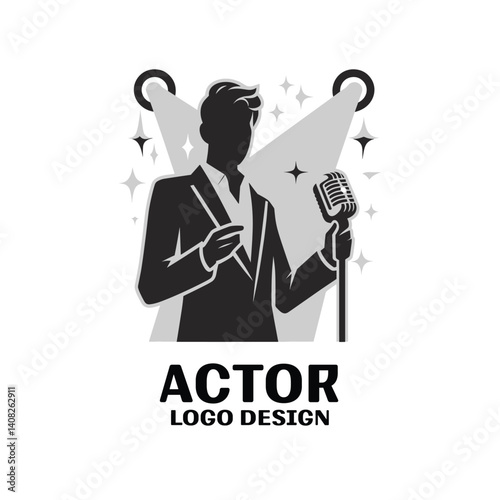 Actor Vector Logo Design