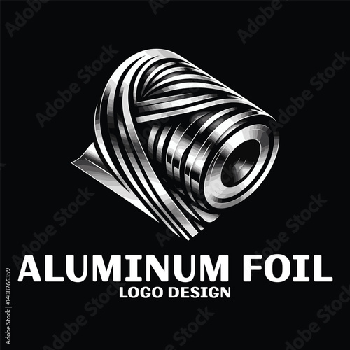 Aluminum Foil Vector Logo Design