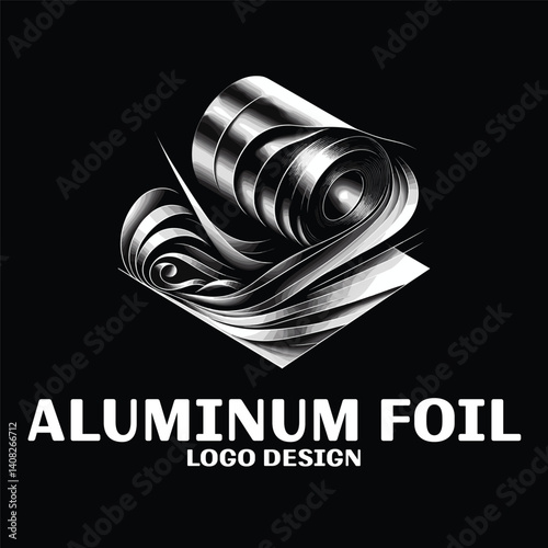 Aluminum Foil Vector Logo Design