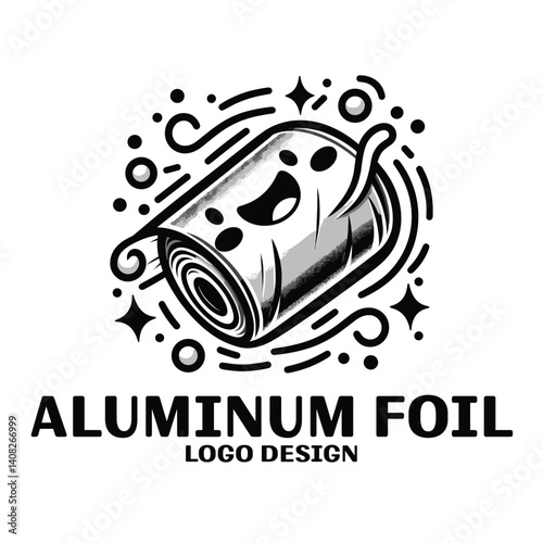 Aluminum Foil Vector Logo Design