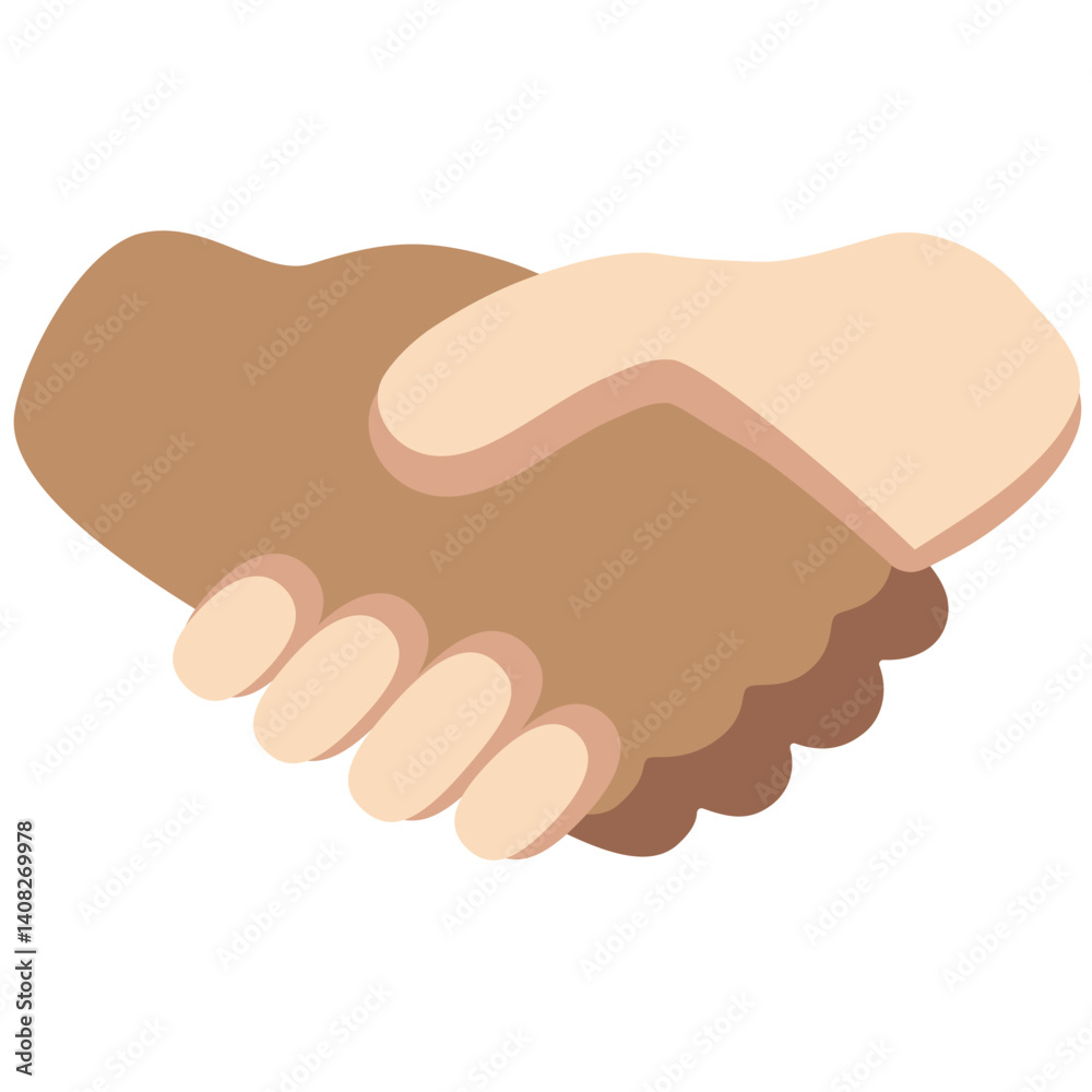 Handshake: Medium-Light and medium Skin
