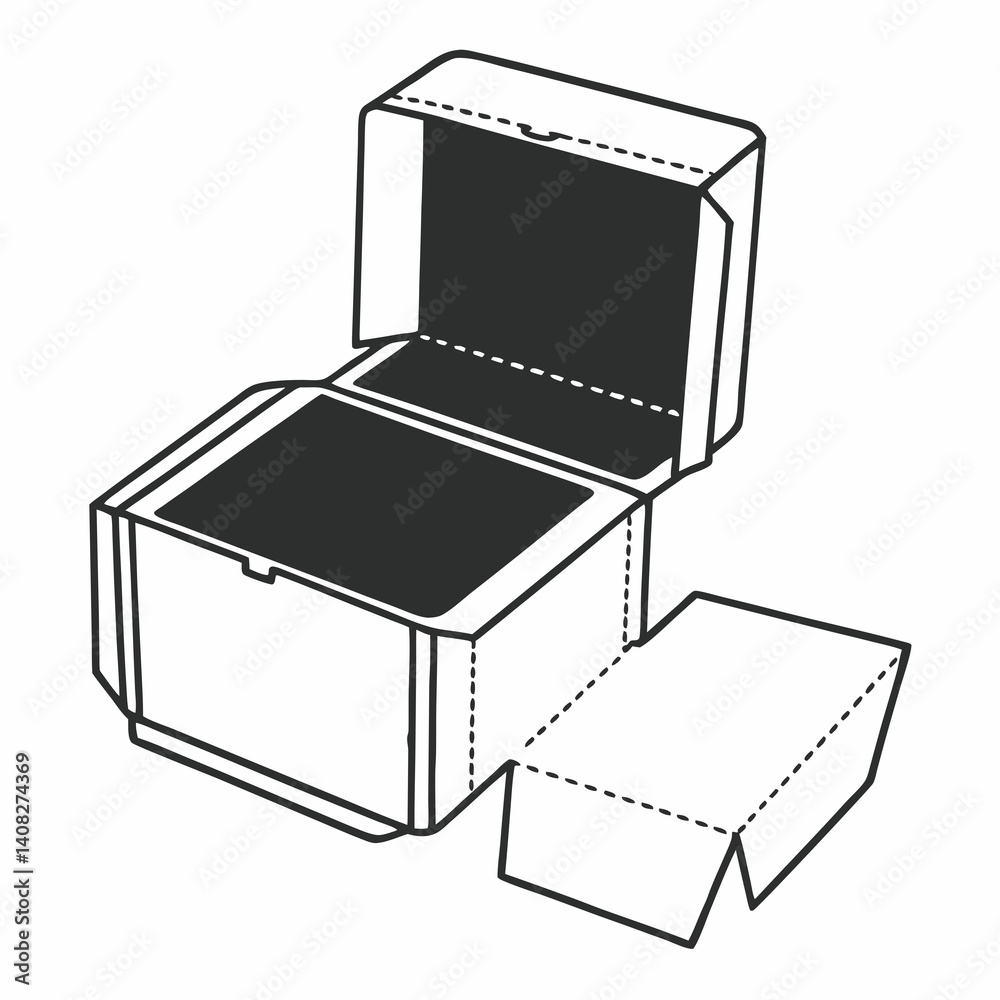 A small box with background A small box with background