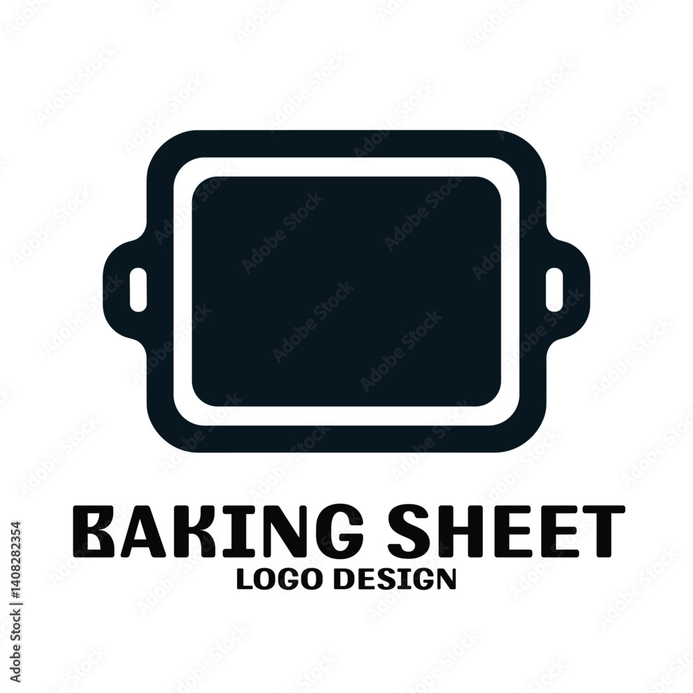Baking Sheet Vector Logo Design Baking Sheet Vector Logo Design