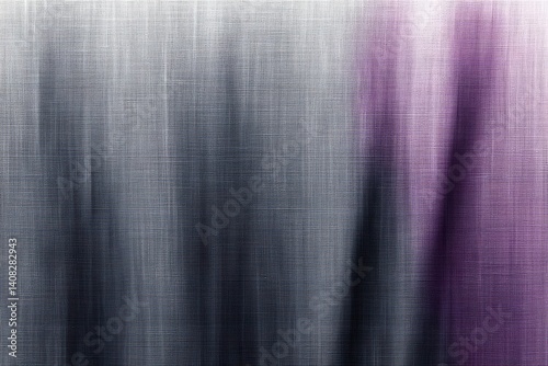 Seamless linen fabric background in faded lavender and soft gray tones with visible woven threads and subtle matte texture for minimalist textile design 