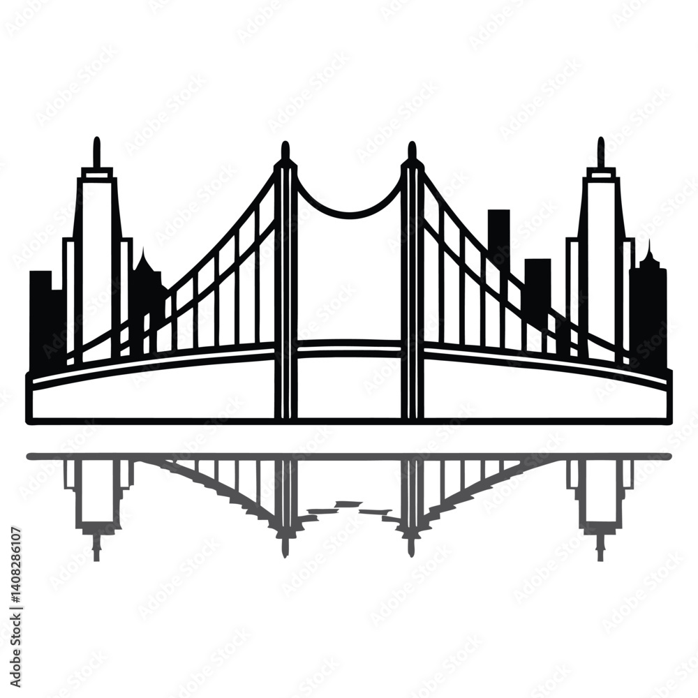 Obraz premium Steel Ghosts: The Power of City Shadows