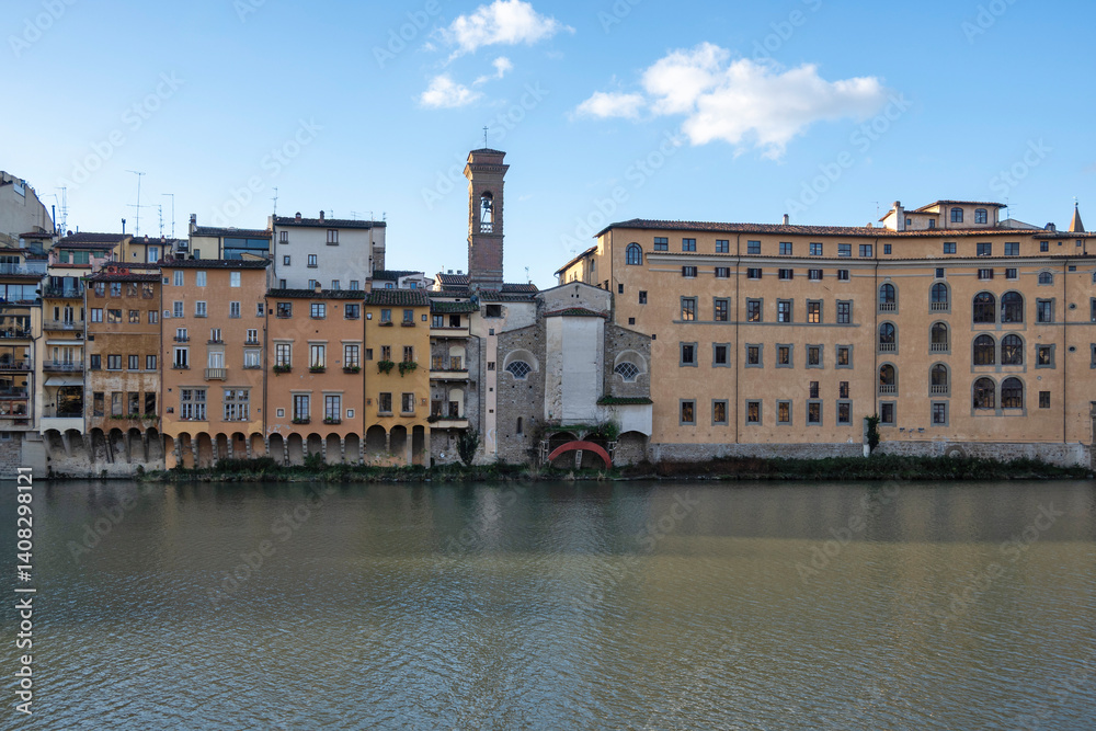 The Old Town of city of Florence, Italy