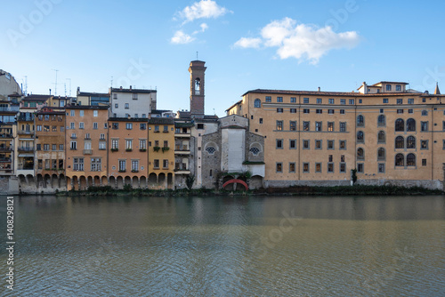 Obraz na płótnie The Old Town of city of Florence, Italy w salonie