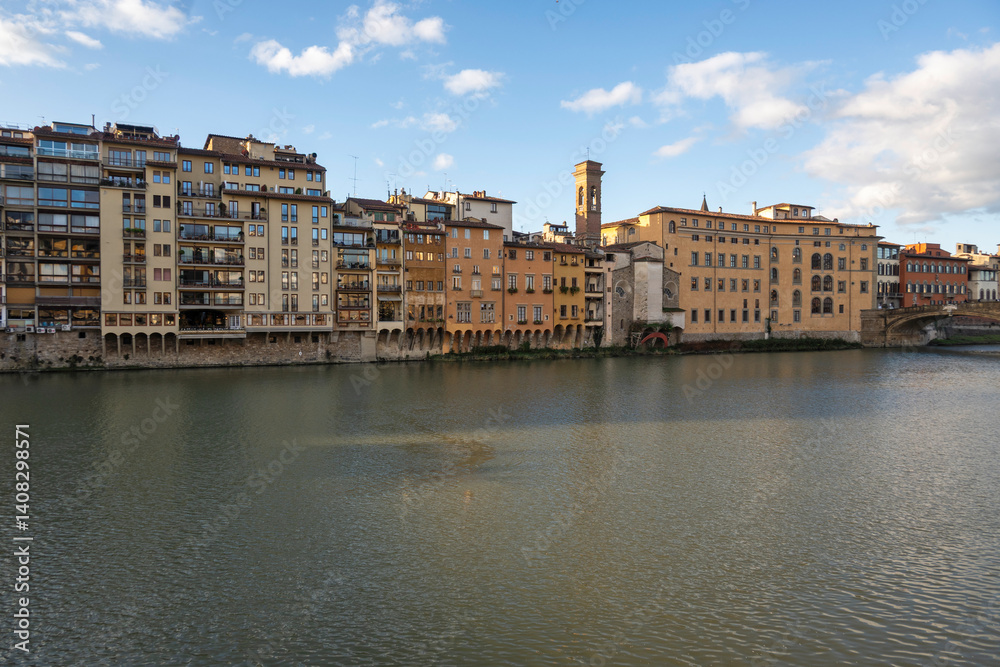 The Old Town of city of Florence, Italy