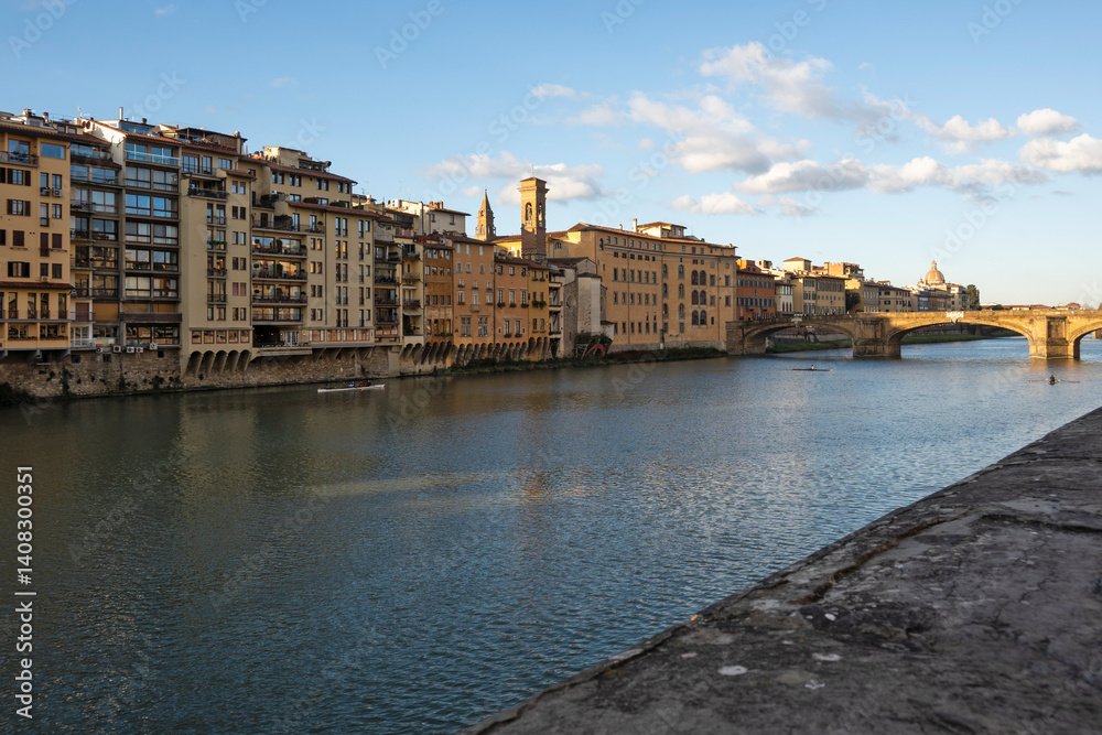 The Old Town of city of Florence, Italy