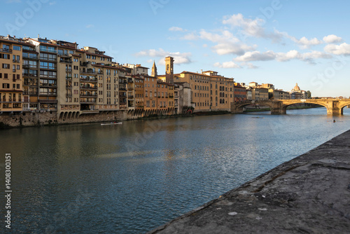 The Old Town of city of Florence, Italy