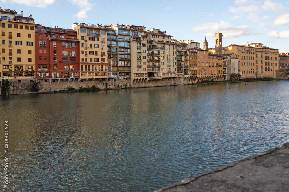 The Old Town of city of Florence, Italy