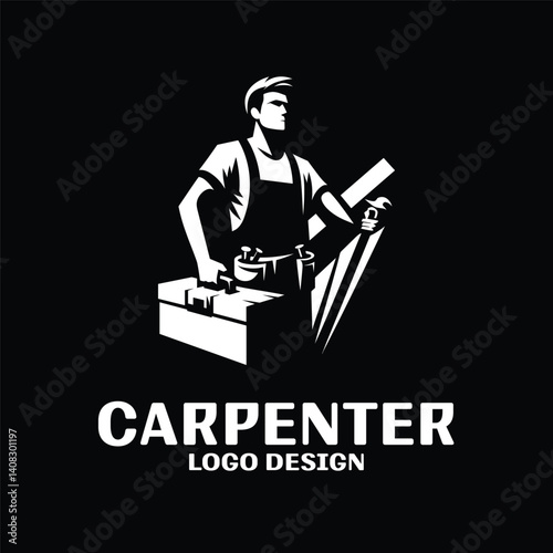Carpenter Vector Logo Design