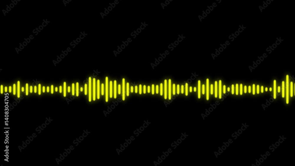 audio spectrum simulation Audio waveform equalizer on green screen, white audio sound visualizer wave spectrum. sound Wave Animated In Green Background. White audio waveform spectrum animation,