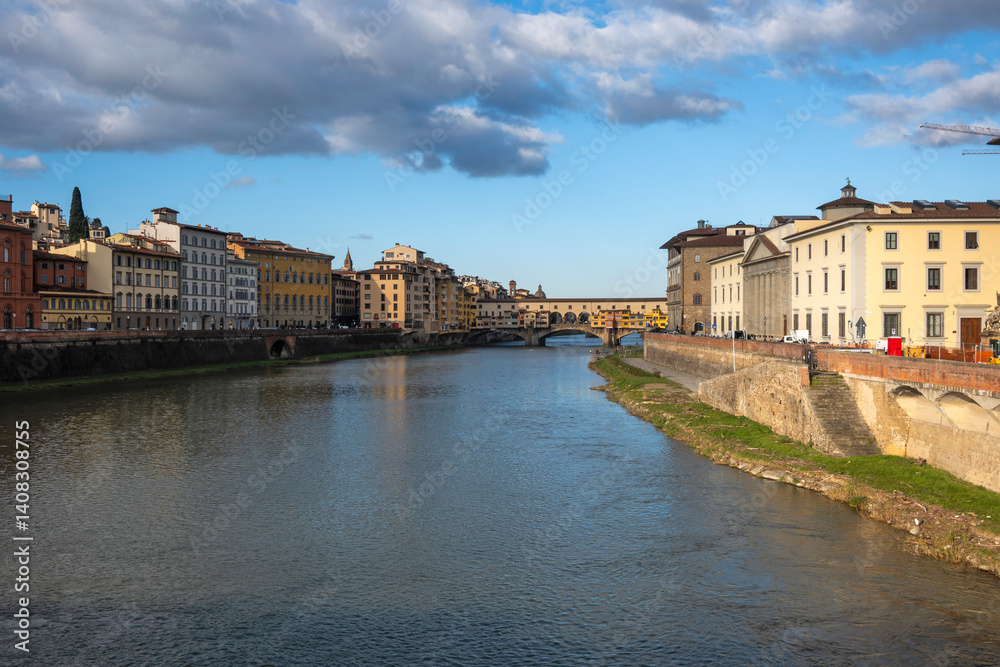 Fototapeta premium The Old Town of city of Florence, Italy